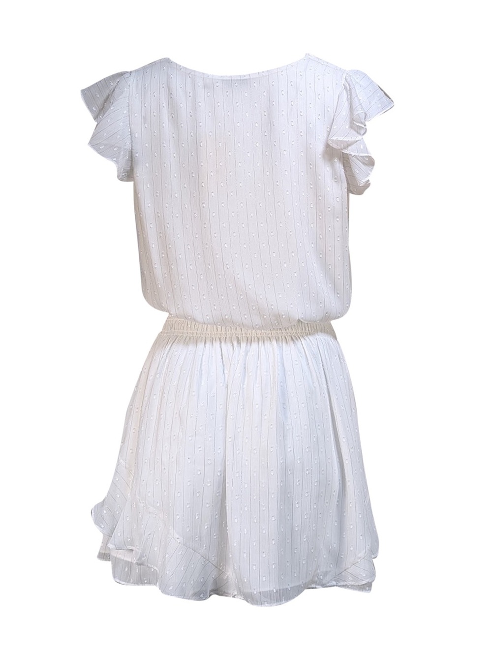 Ramy Brook - White & Silver "Simona" Dress Size Small - Picture 3 of 7